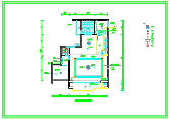 [深业]花园雅居室内装修cad设计施工图纸-图一