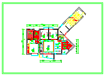 [深业]花园洋房样板间室内装饰cad设计施工图纸-图一