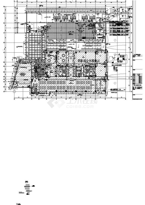 [浙江]高层办公大楼空调通风及防排烟系统设计施工图（人防设计）-图一