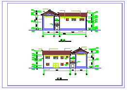 [云南]某民族二层住宅建筑cad设计施工图纸-图二