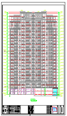 [浙江]高层塔式含跃层住宅楼建筑cad设计施工图纸