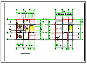 某3层别墅整套cad建筑设计施工图纸-图二