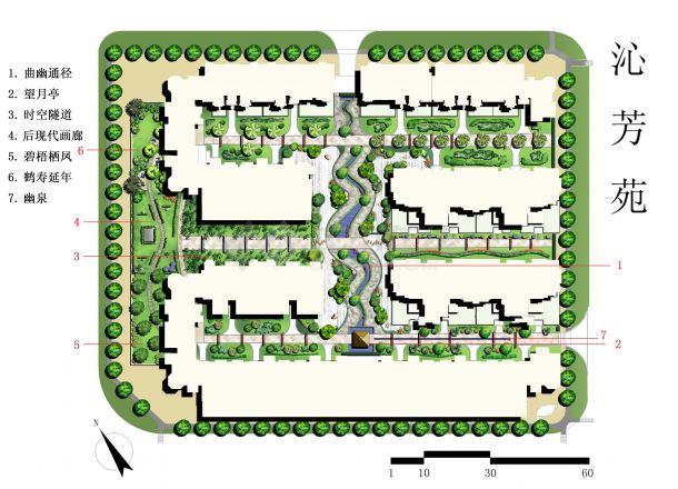 小庭院总体规划设计图-图一
