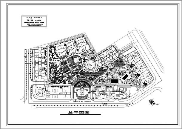 居住小区的种植绿化规划图-图二