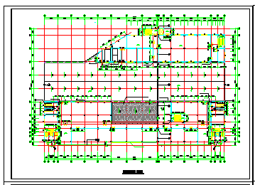 某大型超市全套设计建筑方案CAD施工图纸-图二
