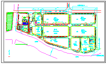 某厂区景观道路路灯cad设计施工图纸-图二
