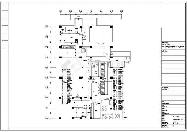 安徽省马鞍山某四星级酒店整栋装修设计CAD图纸-图二