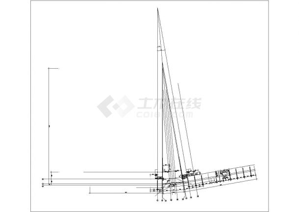 某义乌中国小商品城福田市场CAD详细节点剖面设计图纸-图一