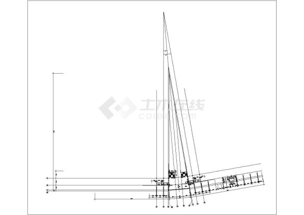 某义乌中国小商品城福田市场CAD完整平立剖施工设计图-图一