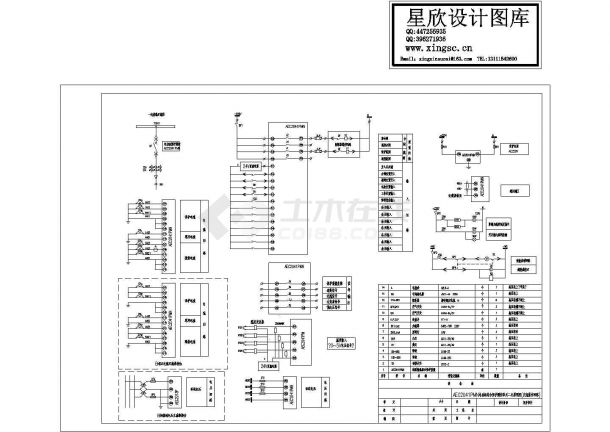 AEC2041PMN电动机综合保护测控单元二次原理图CAD图纸(交流操作回路)-图一