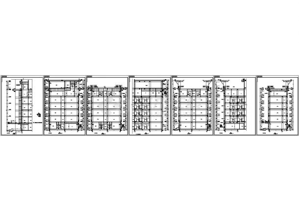 1200平方米六层宿舍全套建筑施工图纸（含设计说明）-图二