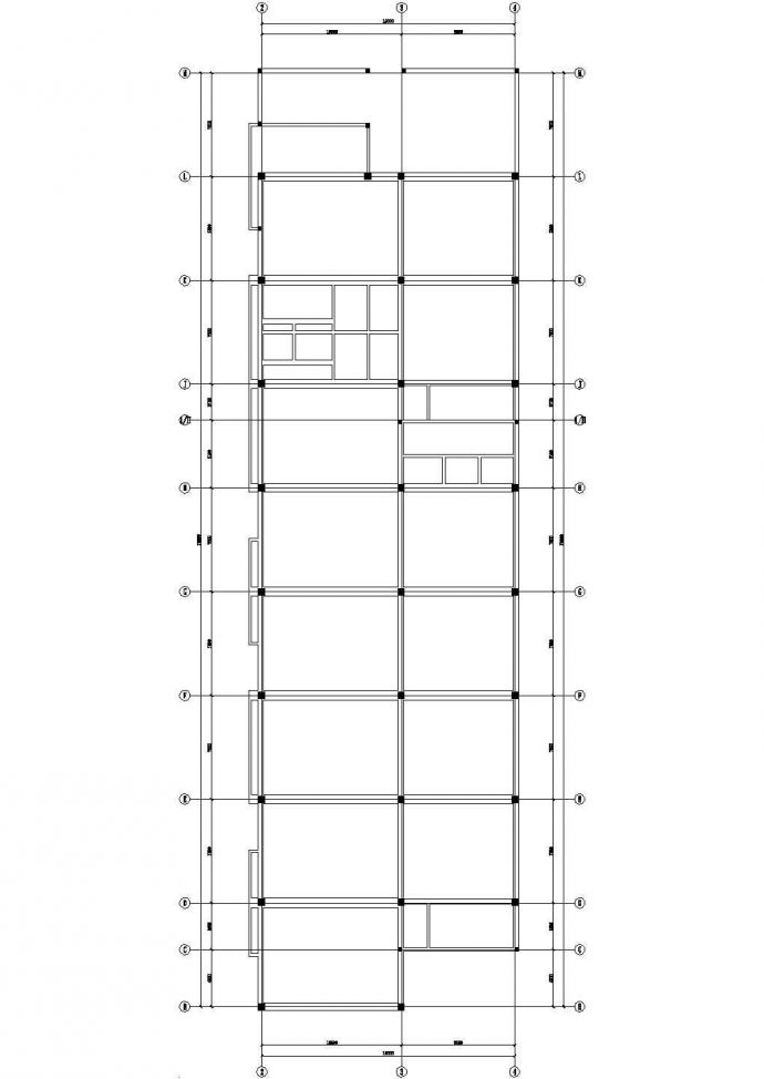黄山市某综合楼结构施工CAD图_图1