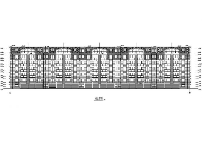 广西高级住宅小区多层住宅施工图，共10张_图1