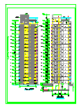 金海岸高层住宅建筑设计CAD施工图纸-图一