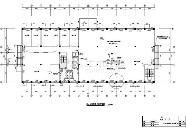 多层综合大楼散热器采暖系统设计施工图-图二