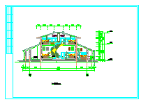 经典中餐厅建筑施工CAD设计图纸