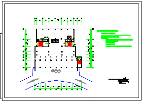 某酒楼大厦建筑CAD设计施工图纸-图二