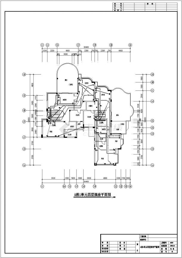某单元多层住宅楼电气设计图（含电气设计说明）-图二