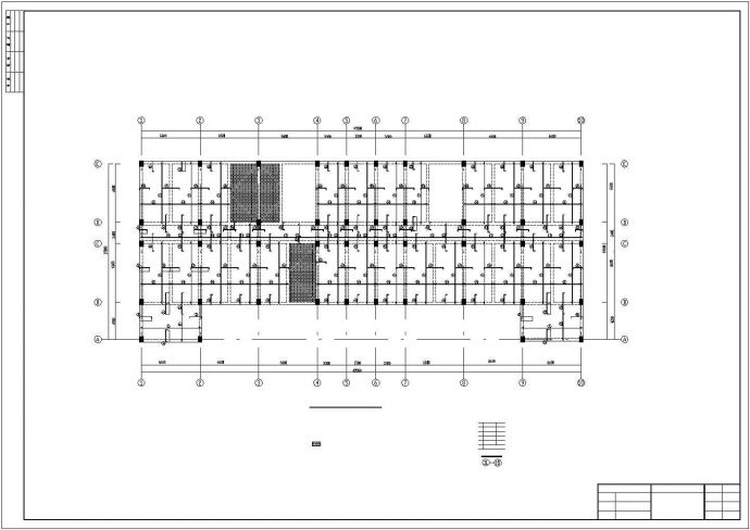 烟台市某企业4100平米五层框架结构办公楼建筑+结构设计CAD图纸_图1