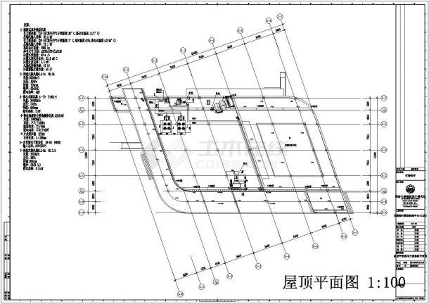上海交通银数据处理中心餐厅暖通施工CAD图纸-图二