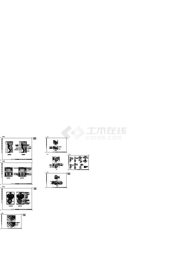 遂平奥林匹克体育公园景观设计全套CAD施工图-图二