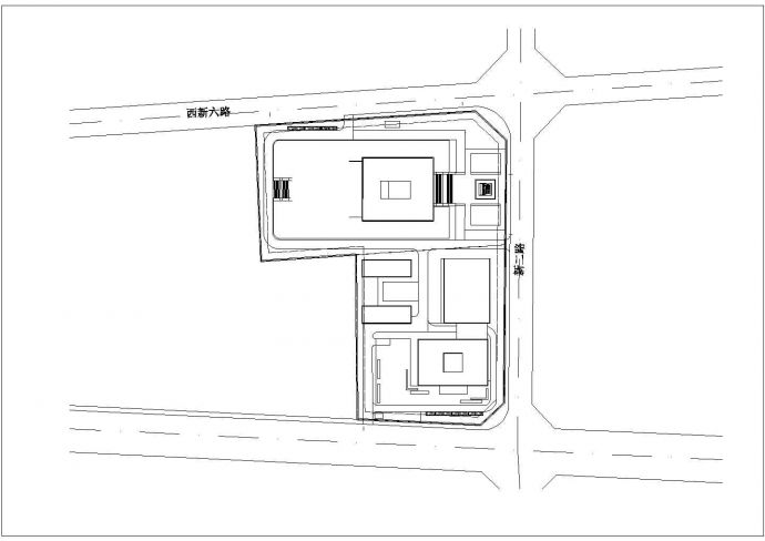 档案馆建筑设计施工CAD图纸（内含水暖电全套图纸）_图1