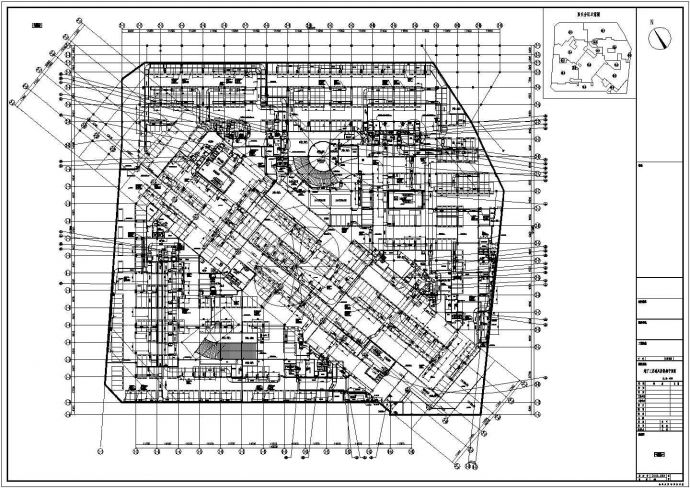 浙江乐庆市某大型购物中心暖通空调全套竣工CAD图纸_图1