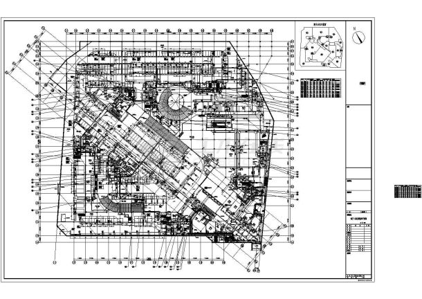 浙江乐庆市某大型购物中心暖通空调全套竣工CAD图纸-图二
