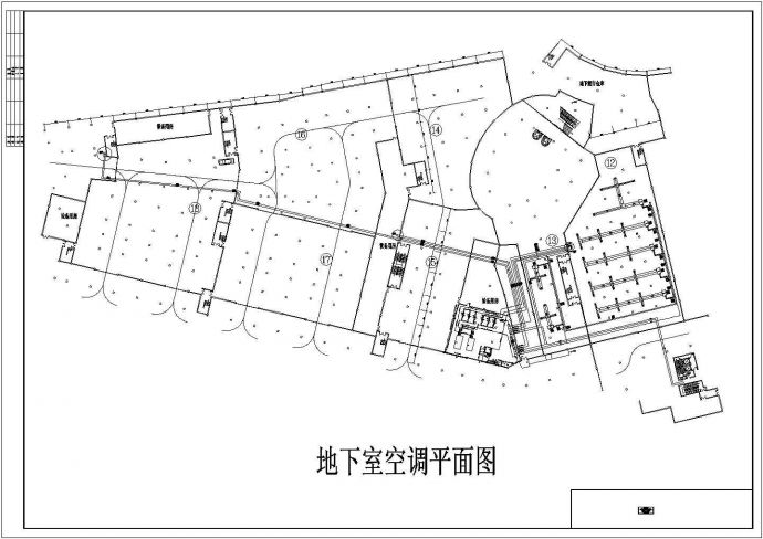 浙江省温州市新建造大型商城空调通风系统设计施工CAD图纸_图1