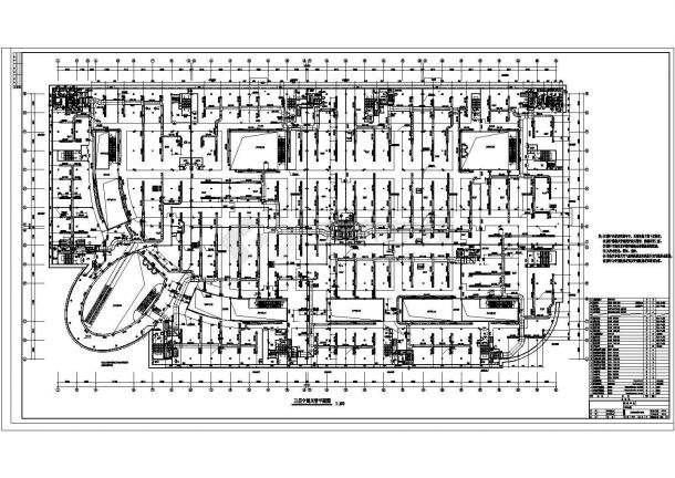 安徽省合肥市某16万平商业建筑暖通设计施工CAD图纸-图二
