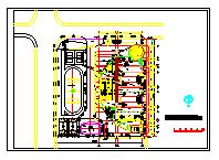湖北某地区小学建筑施工CAD平面布置参考图_图1