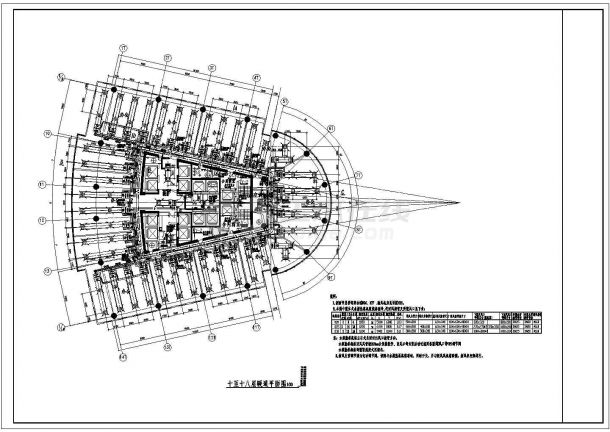 江苏省南京市雨花台某金融中心暖通空调施工设计CAD图纸-图二