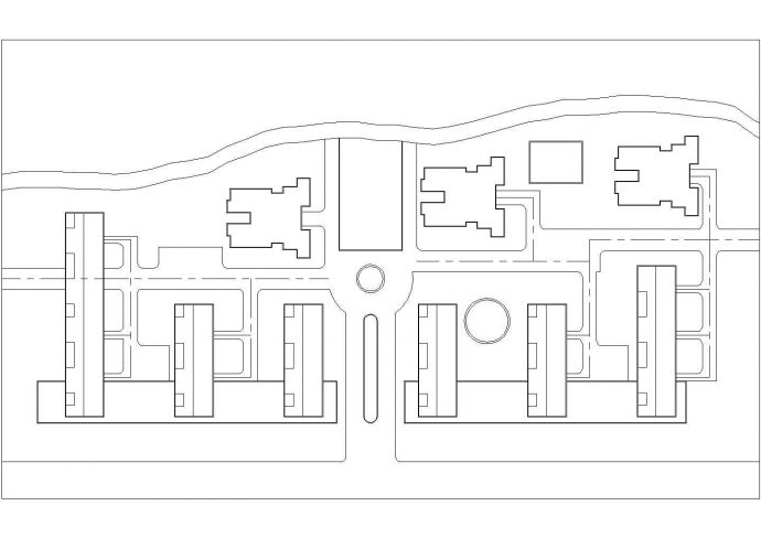 某建筑妖体环境平面图CAD节点剖面施工图_图1