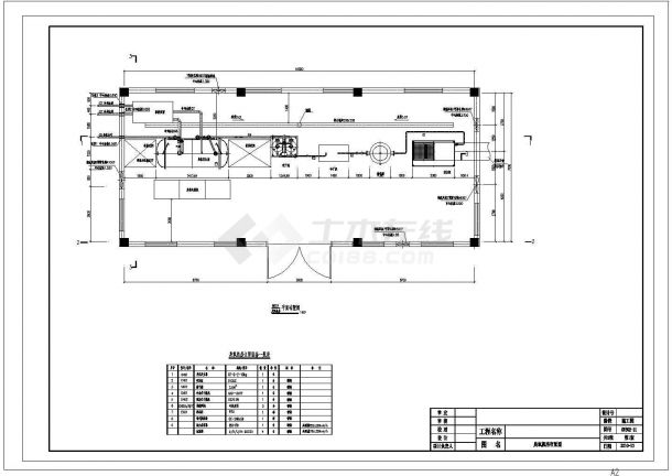 [河南]污水综合处理厂给排水臭氧机房CAD全套完整设计图-图一