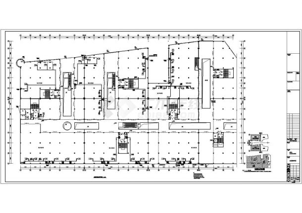 昆山市市区某大型购物中心全套空调通风设计施工CAD图纸-图二