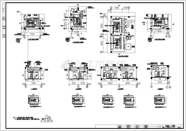 江苏省苏州市吴江区某大型商场空调通风全套设计施工CAD图纸-图二