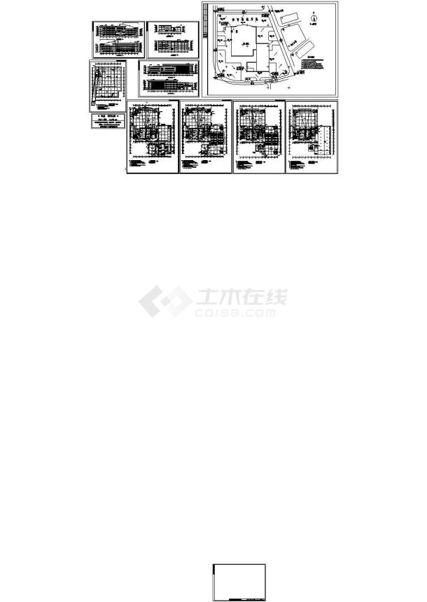 某学校食堂建筑施工图-图一