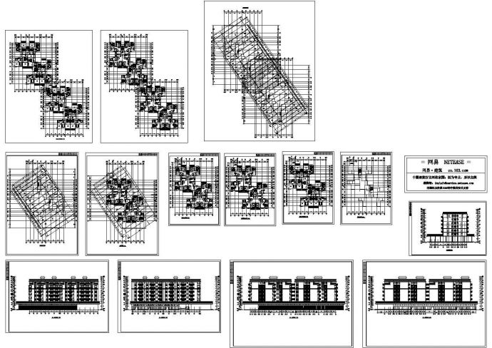 复式高层住宅设计图_图1