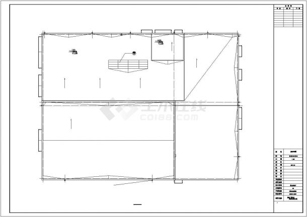 [内蒙古]电厂再生水深度处理站工程设计厂房CAD给排水施工图纸-图二