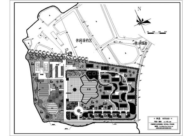 宾馆景观环境规划设计图-图二