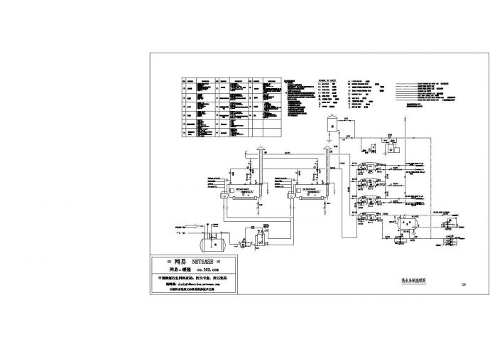 热水系统流程设计图_图1