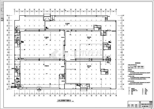 某地下车库火灾报警CAD设计详细电气图-图二