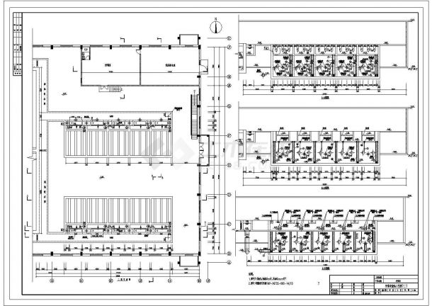 [辽宁]污水处理厂施工工艺滤池CAD给排水构造设计图-图一