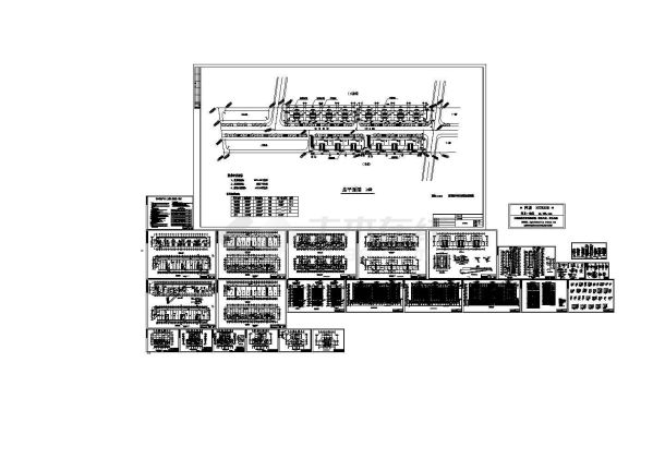 高层商住楼全套图-图二