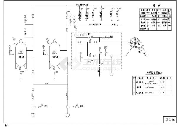 小型水电站机电设计图（冲击式）-图二