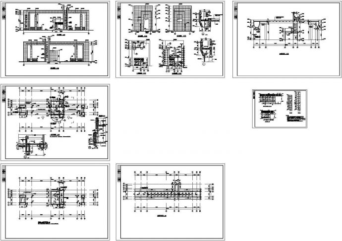 【山西】某中学大门建筑设计施工CAD全套图纸_图1
