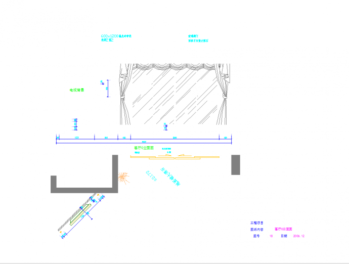 某地某复式别墅装修施工图CAD图纸_图1