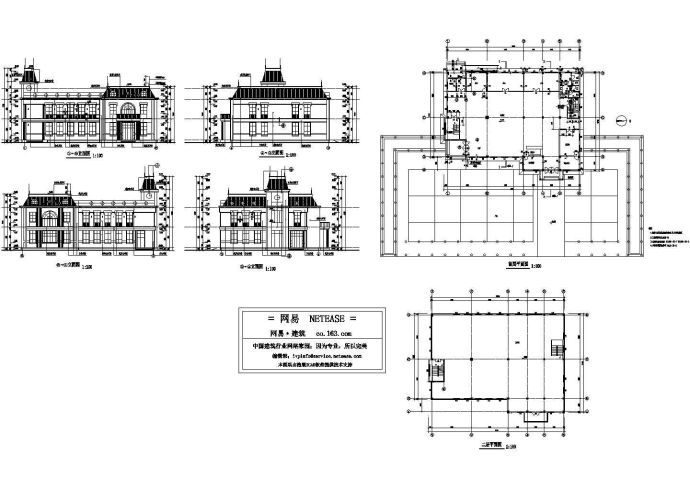 二层会所设计施工图_图1