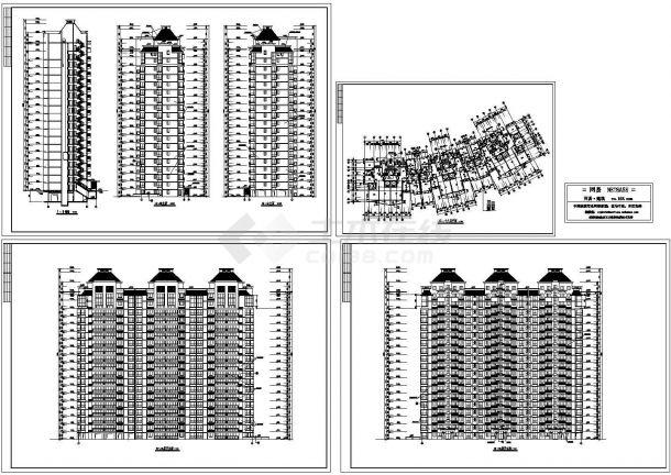 高层住宅图纸-图二