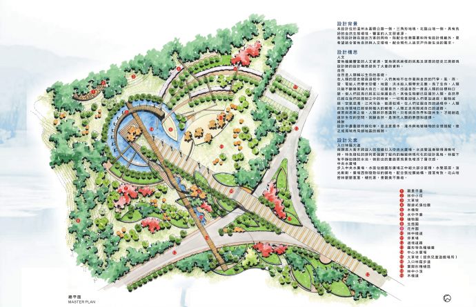 入口广场景观方案设计彩平_图1